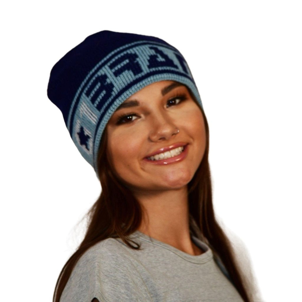 Star 1 Brand Blue Beanie